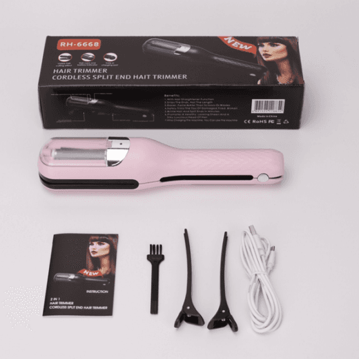 image-Cross-border hair clipper hair bifurcation trimmer rechargeable portable household automatic hair clipper electric hair clipper manufacturer