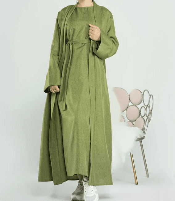 image-Loriya Plus Size Cardigan - Solid Color