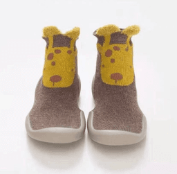 image-Baby Toddler Socks Shoes - Black Cotton 12-36M