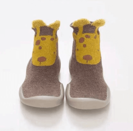 image-Baby Toddler Socks Shoes - Black Cotton 12-36M