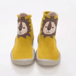 image-Baby Toddler Socks Shoes - Black Cotton 12-36M