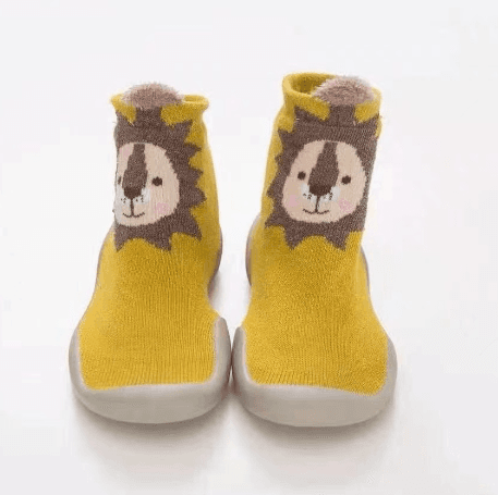 image-Baby Toddler Socks Shoes - Black Cotton 12-36M