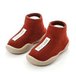 image-Baby Toddler Socks Shoes - Black Cotton 12-36M