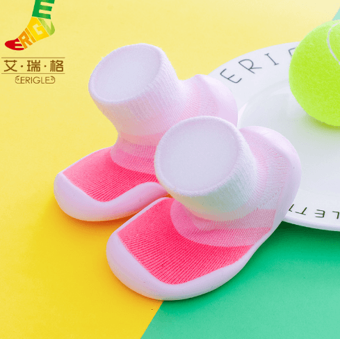 image-Baby Toddler Socks Shoes - Black Cotton 12-36M