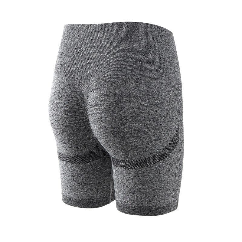 image-TRY TO BN Yoga Shorts - Hemp Blue XL High-Waist