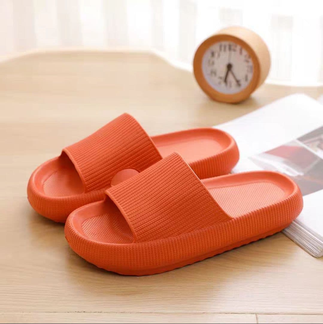 image-Factory wholesale high-heeled EVA thick-soled slippers female summer household bathroom bath couple sandals indoor home slippers male