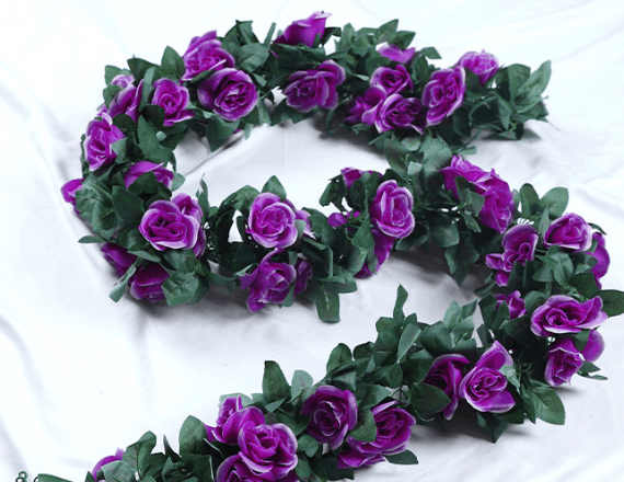 image-Simulation Rose Vine Fake Flower - Home Decor