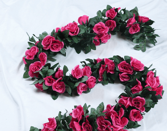 image-Simulation Rose Vine Fake Flower - Home Decor