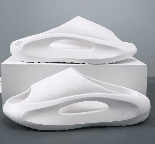 image-Men's Thick-Soled Flip-Flops - Summer Casual Sandals