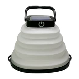 image-Outdoor Folding LED Solar Camping Light - Warm White/Black, IP65
