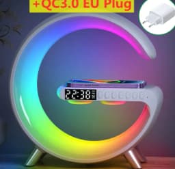 image-Wireless Charger Bluetooth Speaker Alarm Clock