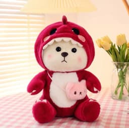 image-Creative Transformation Strawberry Lina Bear Plush Toy Mini Teddy Exquisite (55 characters)