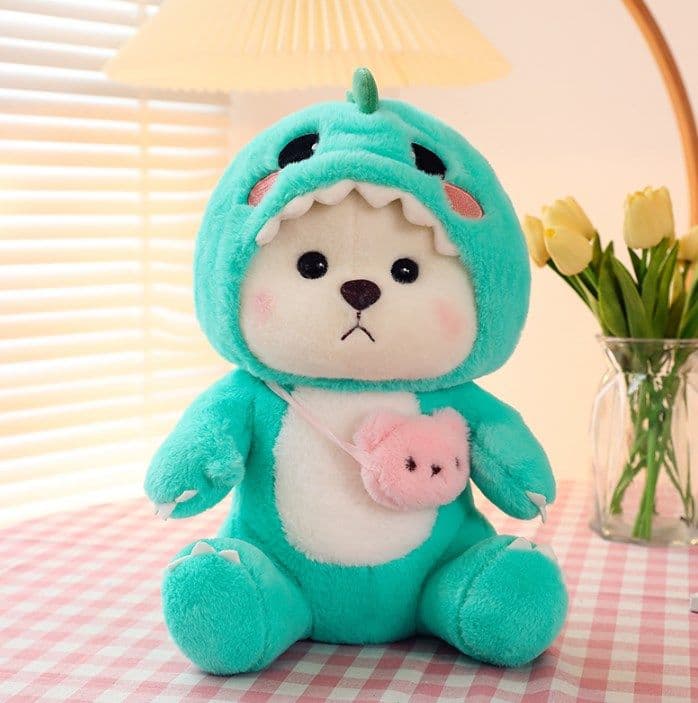 image-Creative Transformation Strawberry Lina Bear Plush Toy Mini Teddy Exquisite (55 characters)