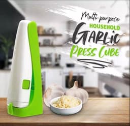 image-Multi-purpose Garlic Press Cube Garlic Cutter Magic Garlic Cube Cutter Presser Squeeze Garlic Cuber Press Chopper Slicer