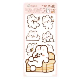 image-Cartoon Girl Water Cup Seamless Waterproof Sticker