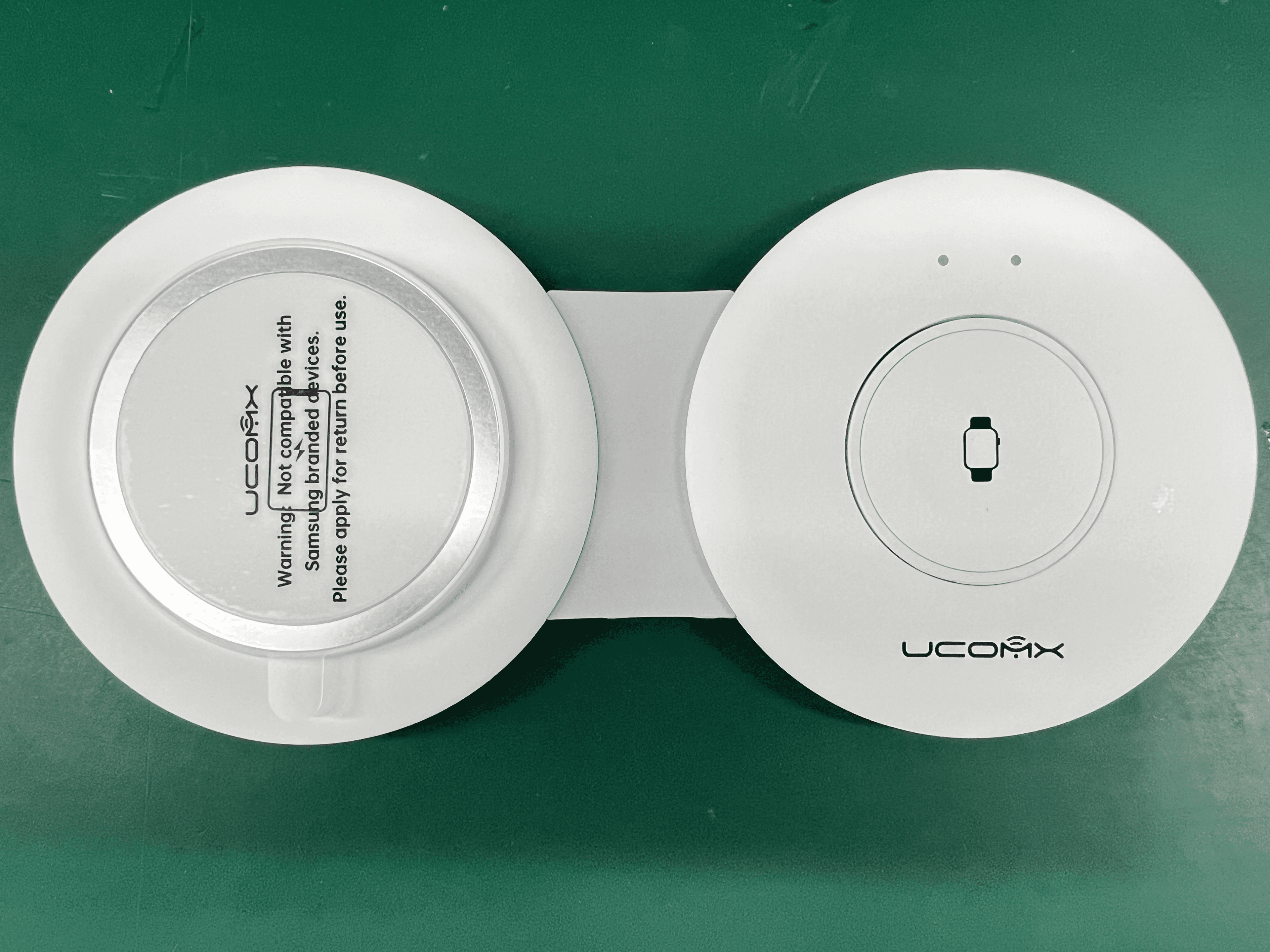 image-Magnetic 2-in-1 Wireless Charger Foldable Fast Charge