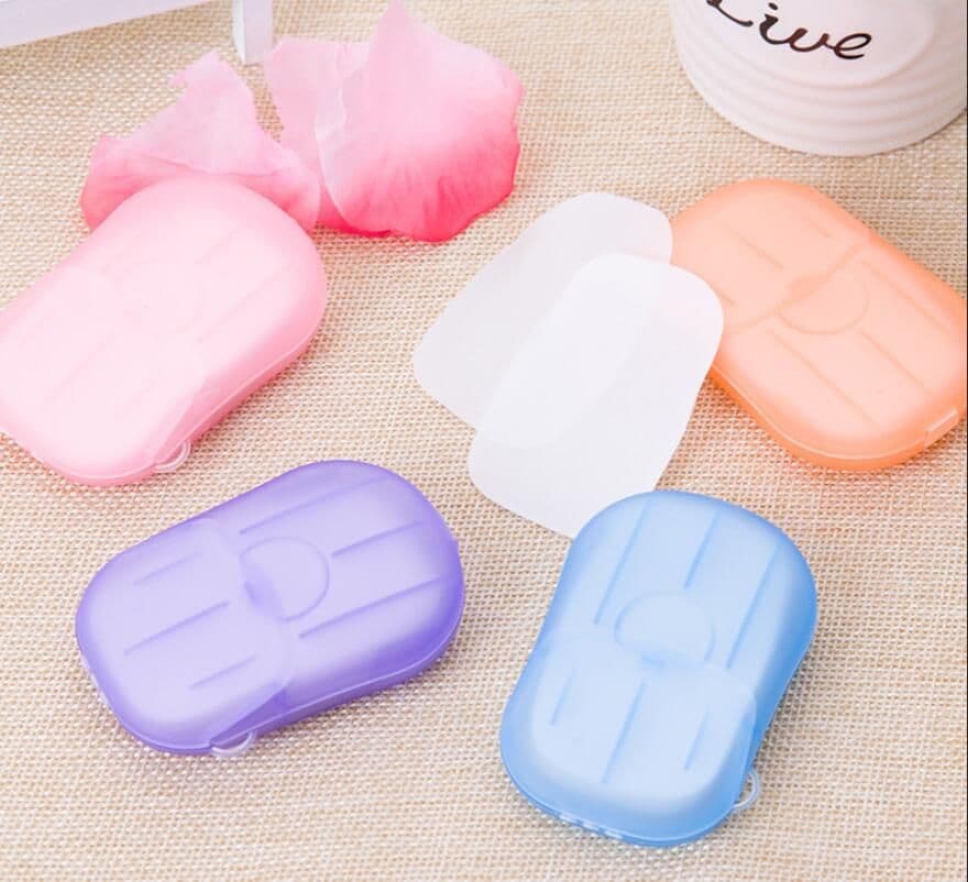 image-Nahe Disposable Soap Flakes - Green Mini (20 Pcs)