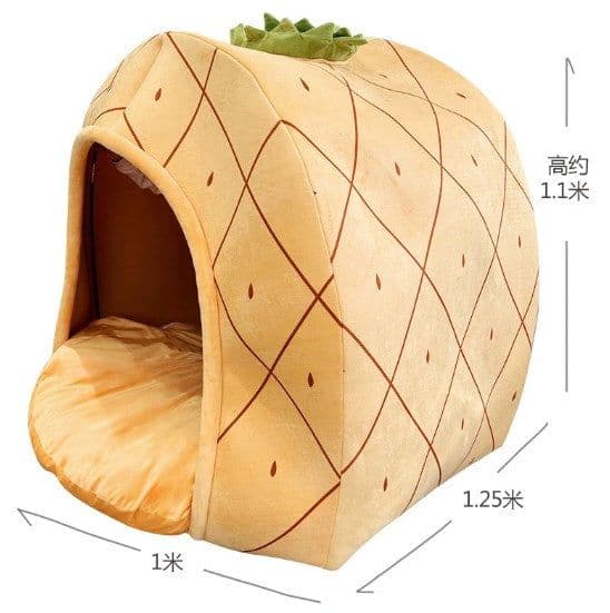 image-Orange Pineapple Pet House - Dog Bed Cloth