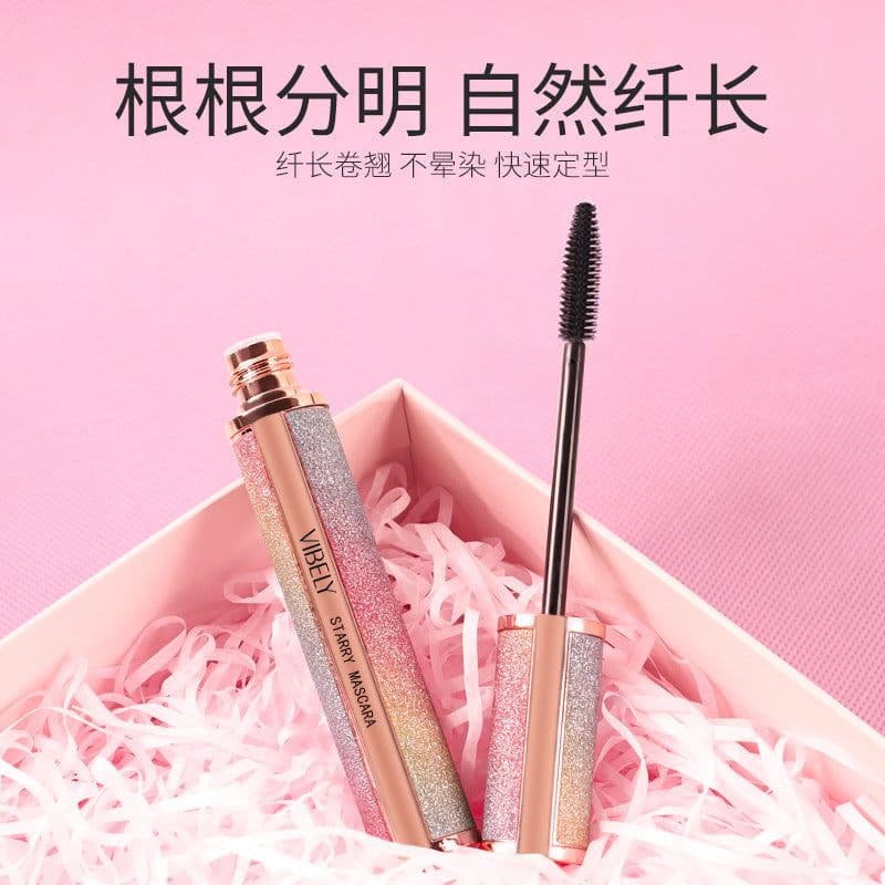 image-VIBELY Starry Sky Lengthening Mascara - Black Waterproof