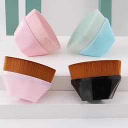 image-No 55 Magic Foundation Brush Petal Seamless Makeup Tool With Soft Bristle