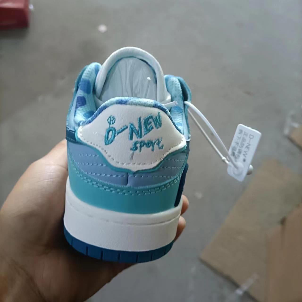 image-Unisex Casual Sneakers - Purple Blue Low Cut