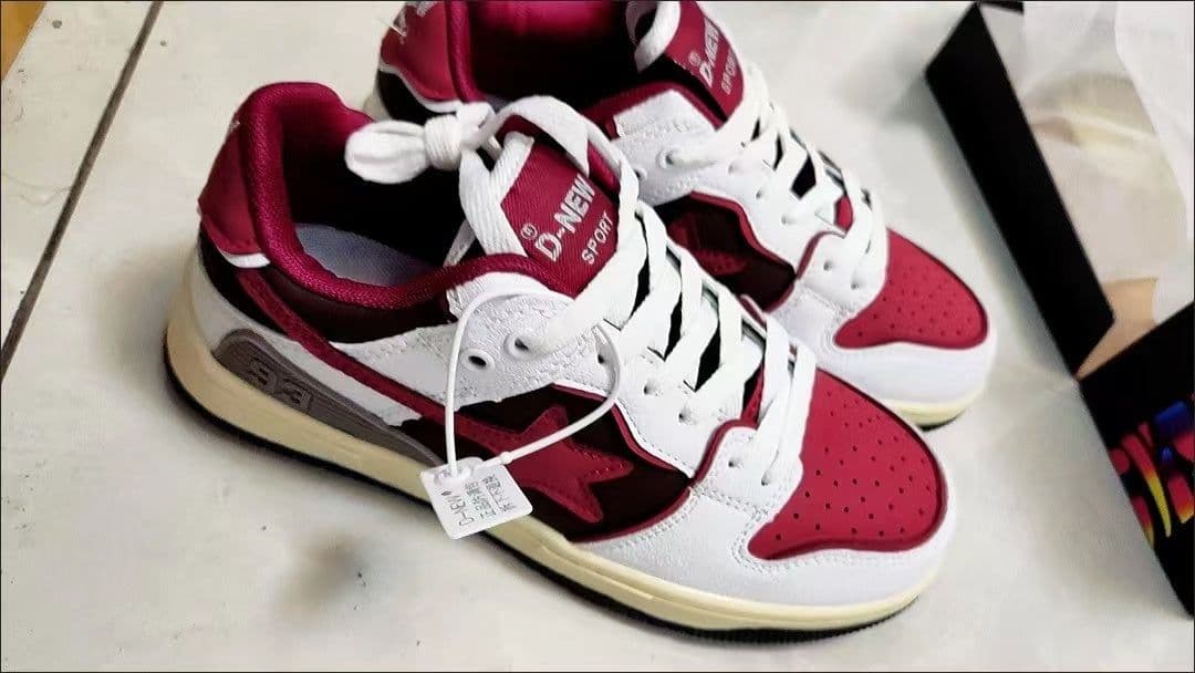 image-Unisex Casual Sneakers - Purple Blue Low Cut