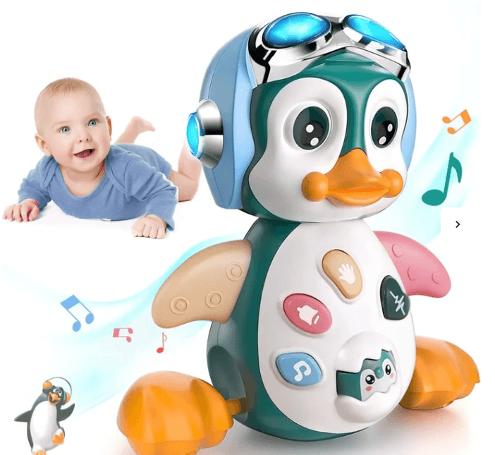 image-Electric Dancing Penguin Toy - Music Walking Pet