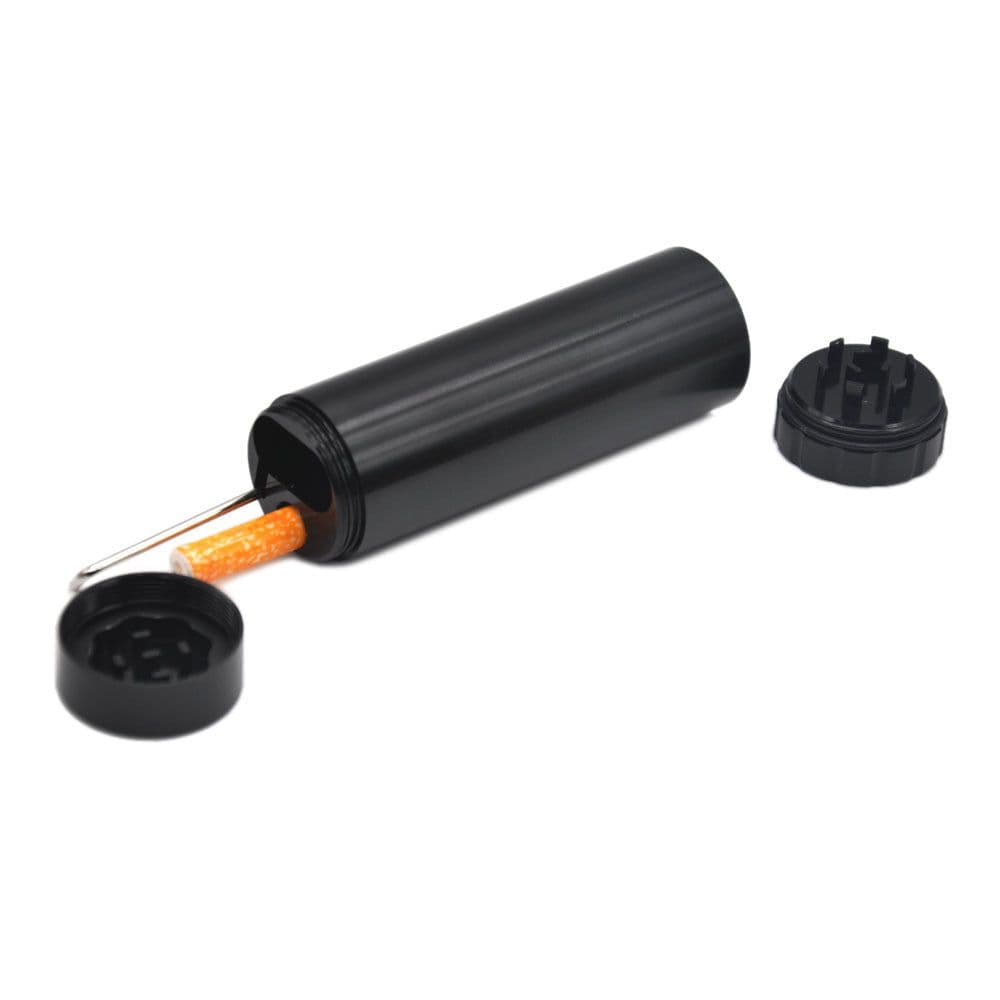 image-Smoke Grinder Aluminum Alloy Two-layer Smoke Grinder