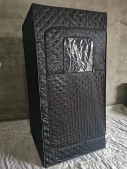 image-Sweat steaming household single body sweating bath box family sauna room steam bag fumigation machine