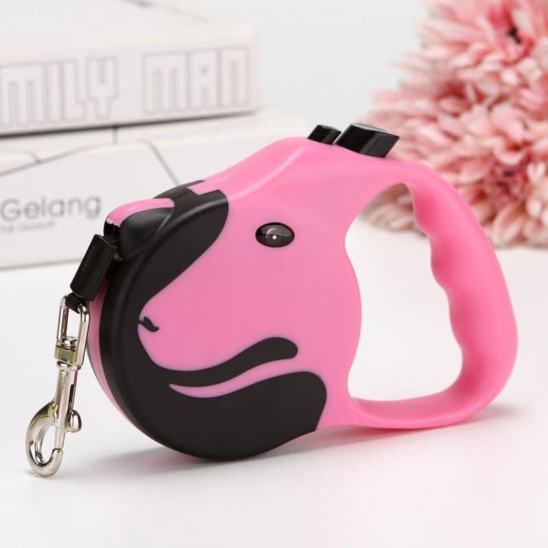 image-Auto Retractable Dog Leash - 5M ABS Walking Chain Rope