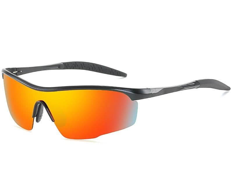 image-New polarized one-piece sunglasses colorful men's sports riding mirror driving sunglasses