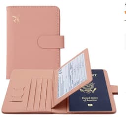 image-Passport Holder - Aircraft Design PU Leather