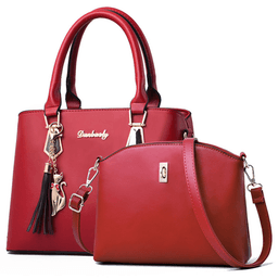 image-High Quality Two-Piece PU Handbag For Women