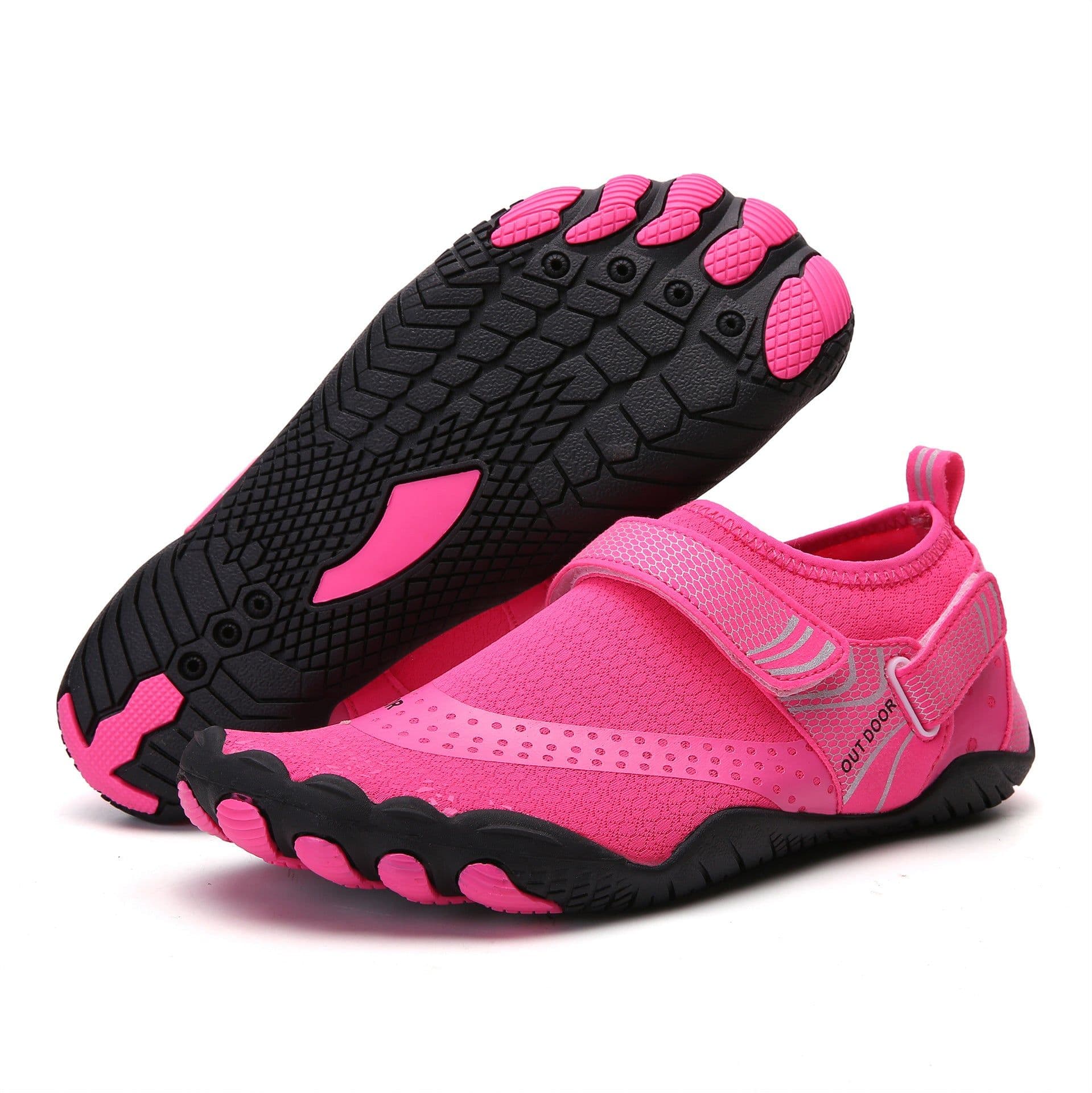 image-Water Shoes - Unisex Quick-Dry Non-Slip Beach Diving Shoes
