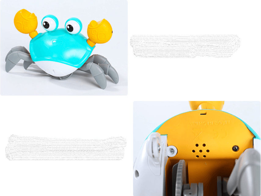 image-Electric Walking Crab Toy - Music & Light