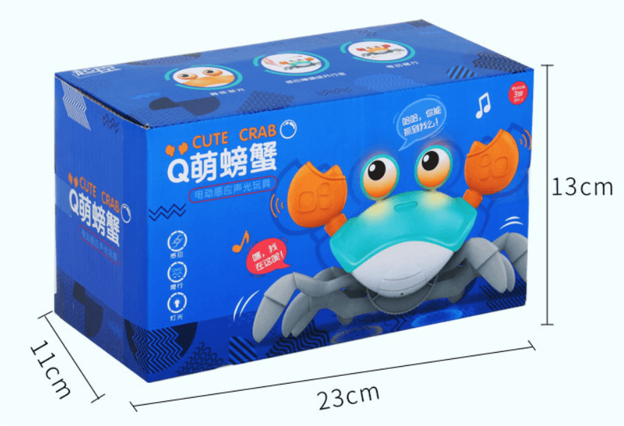 image-Electric Walking Crab Toy - Music & Light
