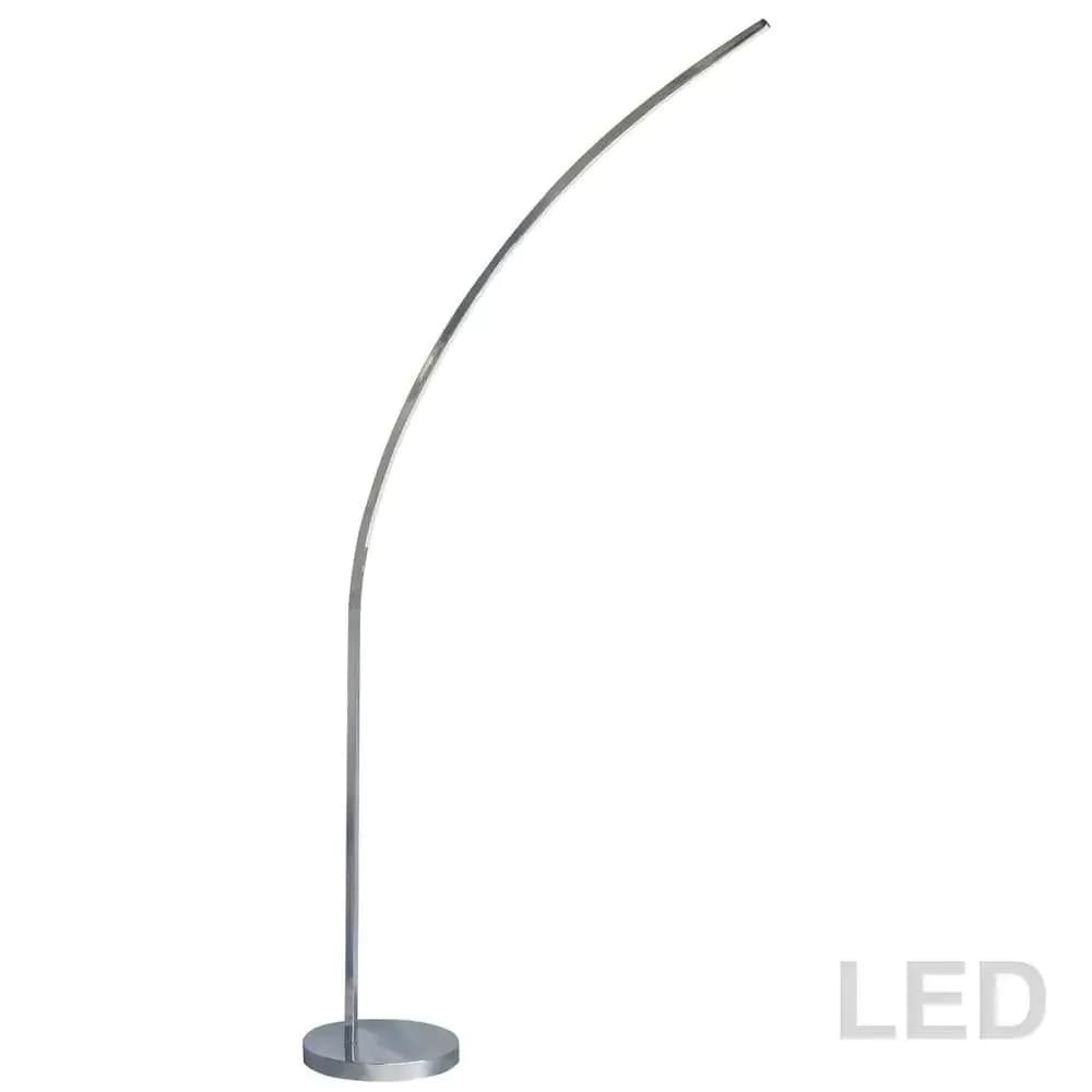 image-22W Floor Lamp Polished Chrome Finish