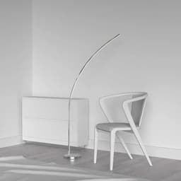 image-22W Floor Lamp Polished Chrome Finish