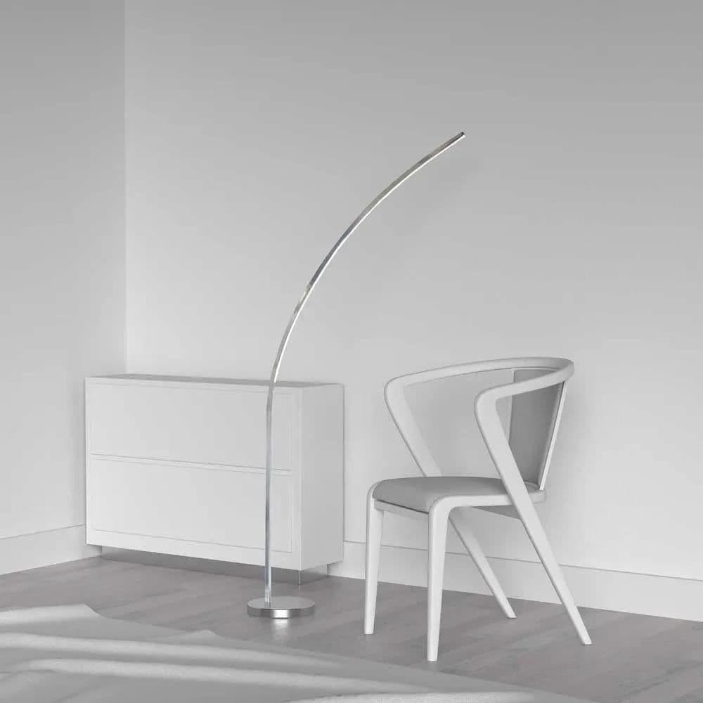 image-22W Floor Lamp Polished Chrome Finish