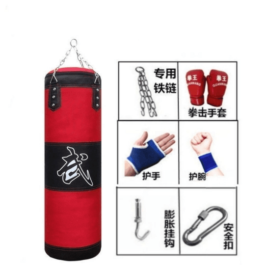 image-Oxford Boxing Sandbag - 150cm Hanging for Martial Arts Training - Solid/Hollow