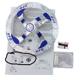 image-UFO Flying Saucer Magic Prop for Kids - 16cm Paper Toy