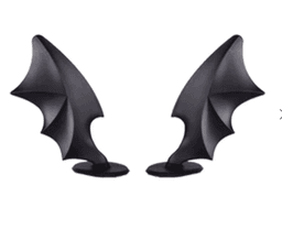 image-Electric vehicle helmet decoration big and small horns motorcycle helmet devil sucker horns universal wings creative personality