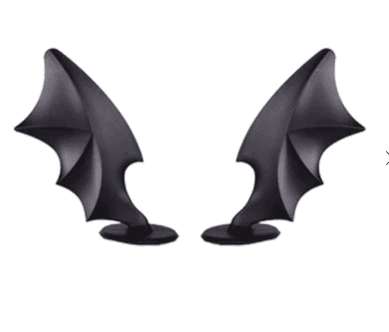 image-Electric vehicle helmet decoration big and small horns motorcycle helmet devil sucker horns universal wings creative personality