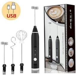 image-Handheld USB Electric Milk Frother - Baking Whisk Mixer