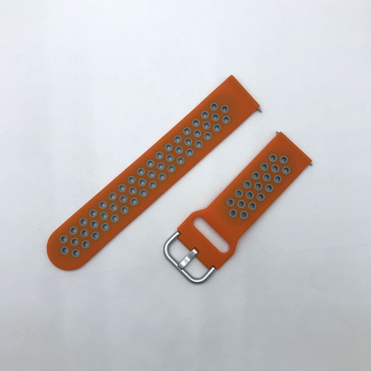 image-Samsung Huawei Silicone Watch Strap 20/22mm Black Red