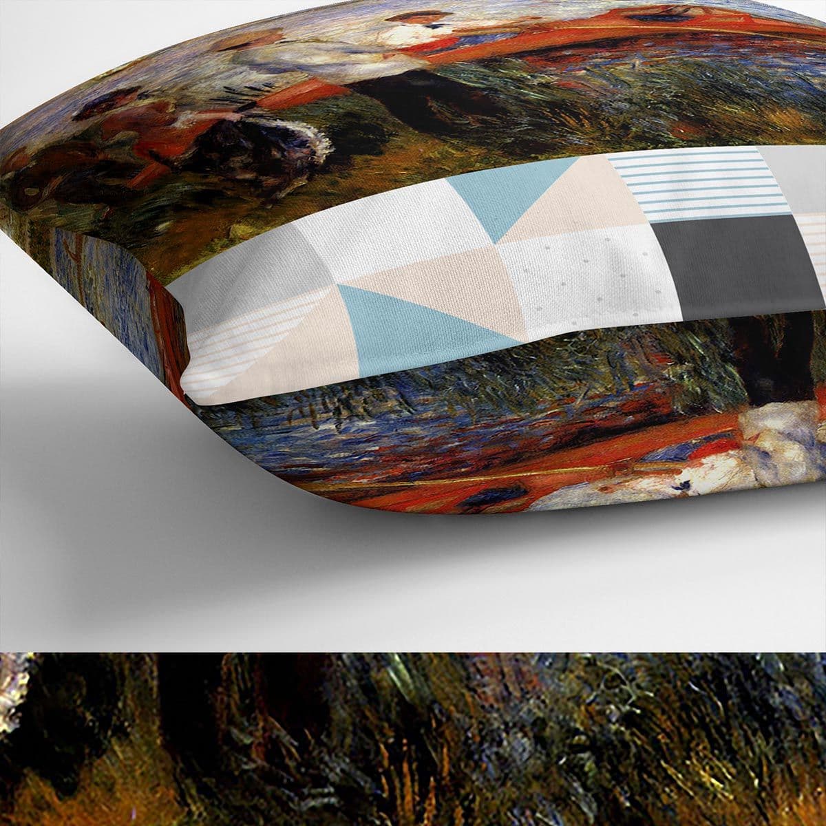 image-Oarsman of Chatou by Renoir Cushion