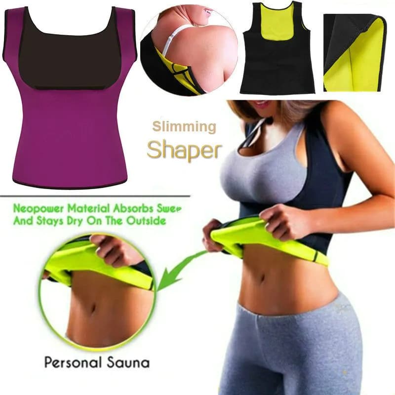 image-Women Neoprene Shaperwear Waist Traine Push Up Vest Tummy Belly Girdle Body Shaper Waist Cincher Corset