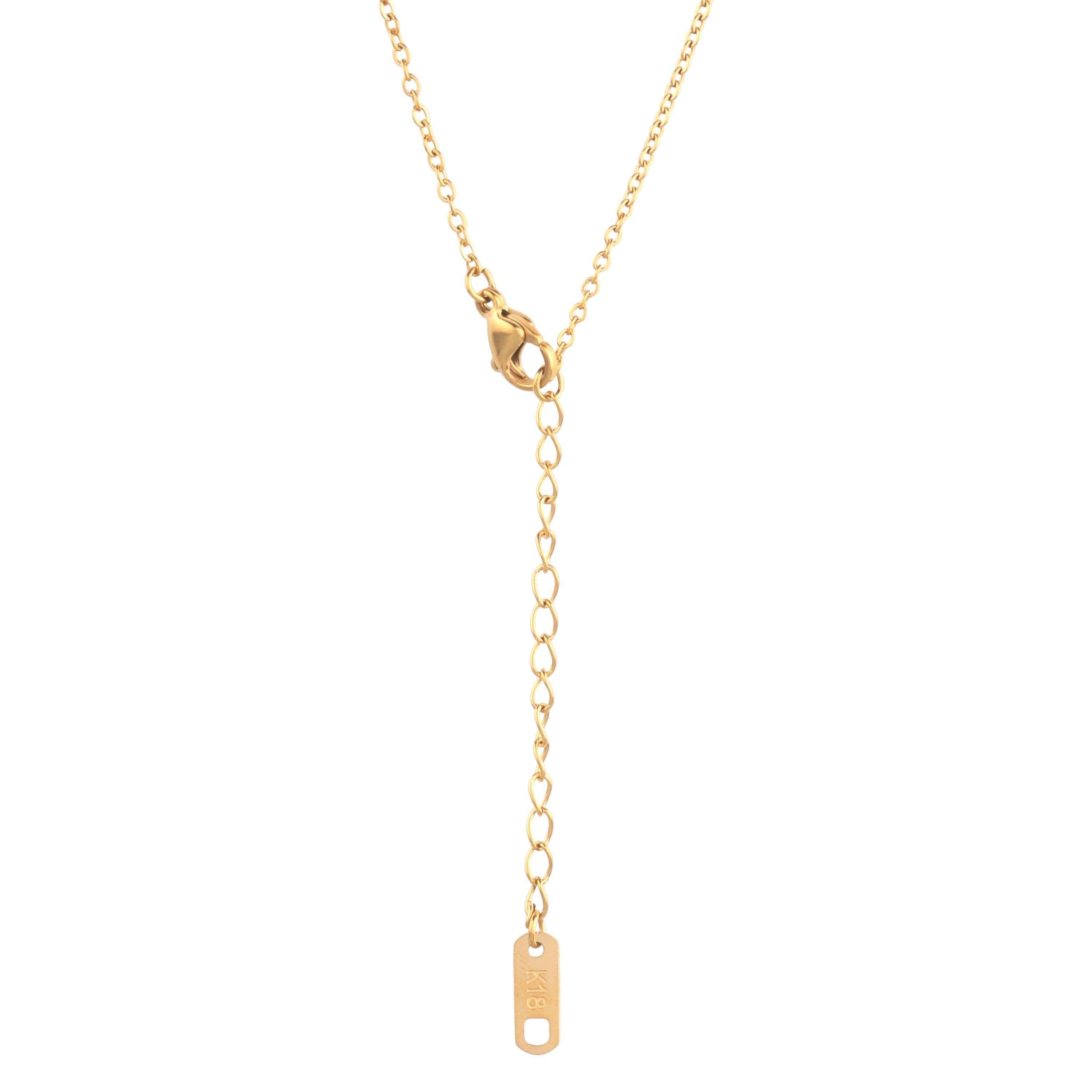 image-14K gold necklace | Gold Plated Cross Pendant Necklace