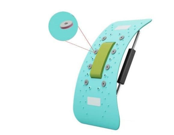 image-Back Cracker New Back Massager Lumbar Neck Stretcher Spine Board Back Support Relax Cervical Masajeador Fitness Stretching Massage