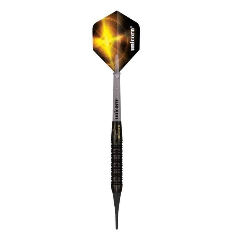 image-Unicorn Black Brass soft tip darts - Gary Anderson 16g: 23661 | 18g: 23662